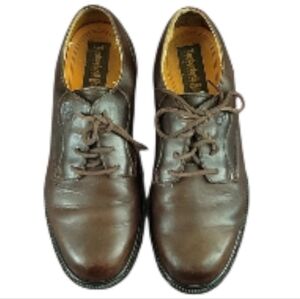 Timberland Dark Brown Leather Oxfords